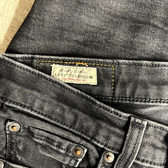 Levi Strauss & Co. 511 Big E Tab Jeans Faded Black Color Mens Size 29 x 30 - Picture 8 of 12